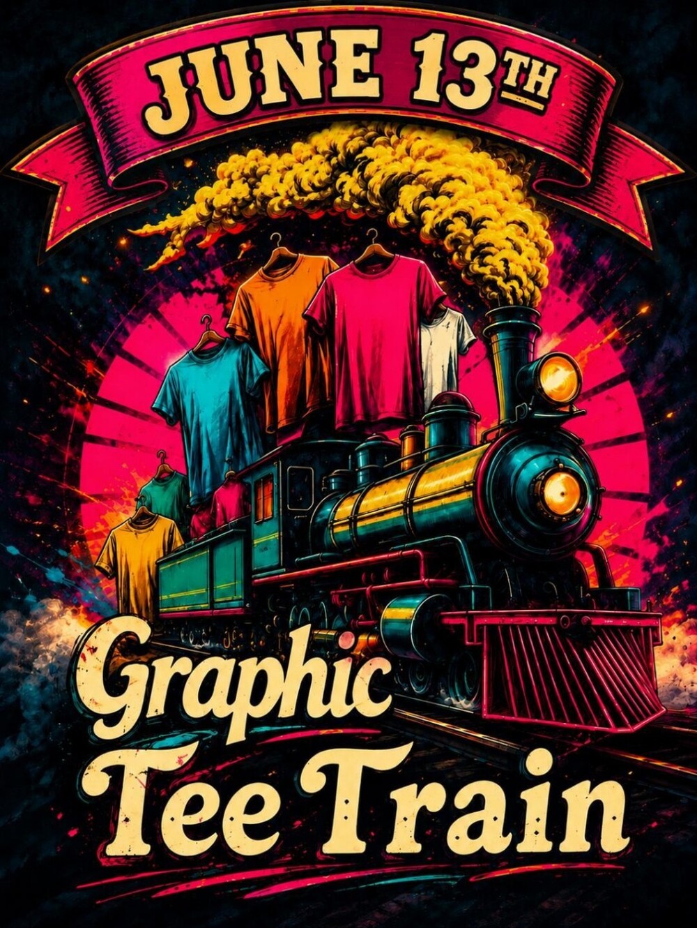 GRAPHIC TEE TRAIN! G.A.
